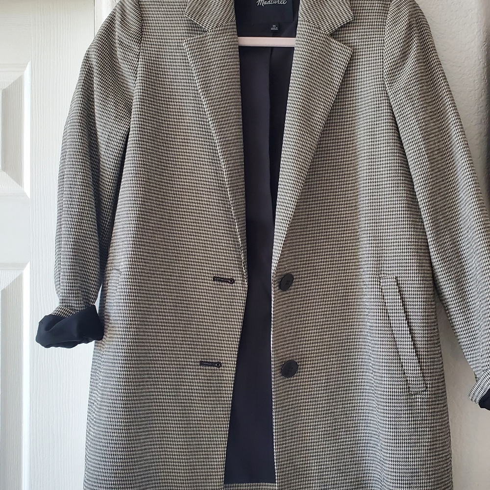 Madewell Dorset Blazer in Houndstooth